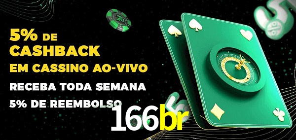 Promoções do cassino ao Vivo 166br